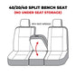 Covercraft 09-14 Dodge Ram Polycotton SeatSaver Custom Front Row Seat Covers - Charcoal