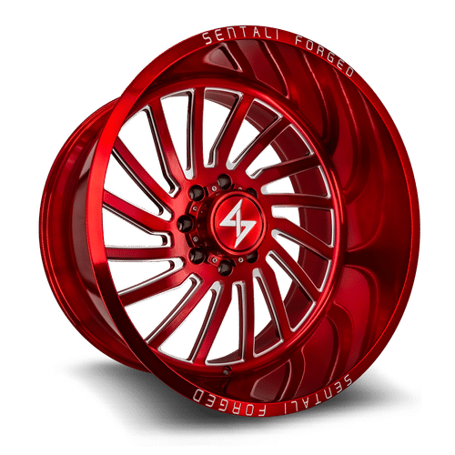 Sentali Forged Red Milled SF1RM 28x16 5x139.7 Wheels
