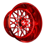 Sentali Forged Red Milled SF-5 22x10 8x165.1 Wheels