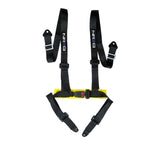 NRG 4 Point Seat Belt Harness / Buckle Lock- Black