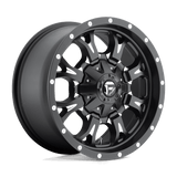 Fuel MATTE BLACK MILLED D517 18x9 8x180 Wheels
