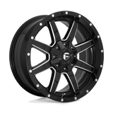 Fuel GLOSS BLACK MILLED D610 17x9 6x135/6x139.7 Wheels