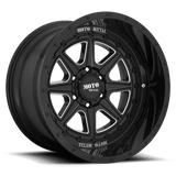 Moto Metal GLOSS BLACK MILLED MO801 PHANTOM 20x12 8x165.1 Wheels