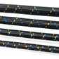 GReddy AN10 Reusable Hose Nylon Braided, Black/Gold/Blue 1 FT
