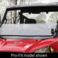 Seizmik 10-14 Polaris 400-570 Ranger Mid-Size - 1.75 in. Versa-Fold Windshield - UV Resistant Poly