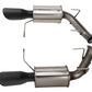 Roush 11-14 Mustang GT Black Tip Axle Back Exhaust