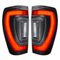 Oracle 19-23 GMC Sierra Black Series Flush Style LED Tail Lights - Factory Halogen
