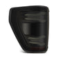 AlphaRex 21-23 Ford F-150 LUXX LED Taillights - Black w/ BLIS
