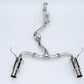 Invidia 2022+ Subaru WRX N1 Twin Outlet Single Layer SS Tip Cat-Back Exhaust