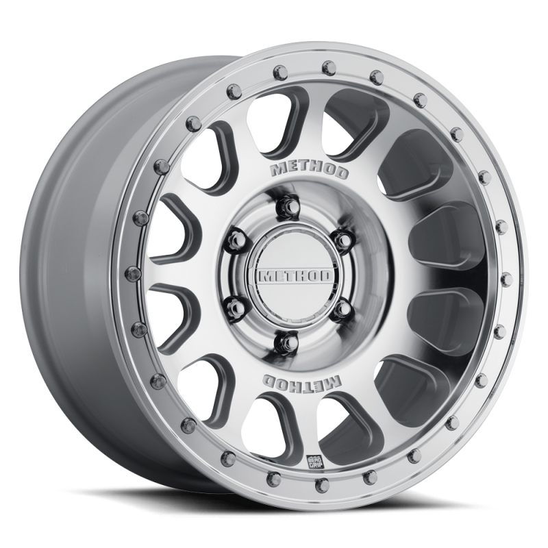 Method MR709 HD Bead Grip 17x 8.5in / ET0 / 6x5.5 BP / 106.25mm Bore - Machined Wheel