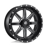 Fuel MATTE BLACK MILLED D538 18x7 4x137 Wheels
