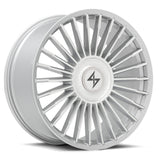 Sentali Luxx Brushed Silver Royale  20x10.5 5x112/5x114.3 Wheels