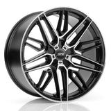 OPE FF07 20x9.0 5x112 Diamond Black Machined Face  | ET  20  | CB  66.6