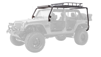 Body Armor 4x4 07-18 Jeep Wrangler JK 4 Door Cargo Roof Rack Box 2 Of 2