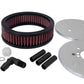 K&N Custom Round Racing Assembly Red 5.875in OD x 2.406in ID x 1.75in Height