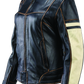 River Road Dame Vintage Leather Jacket Black Womens - Small