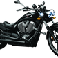 Kuryakyn Trident Dually Without Adapters Black