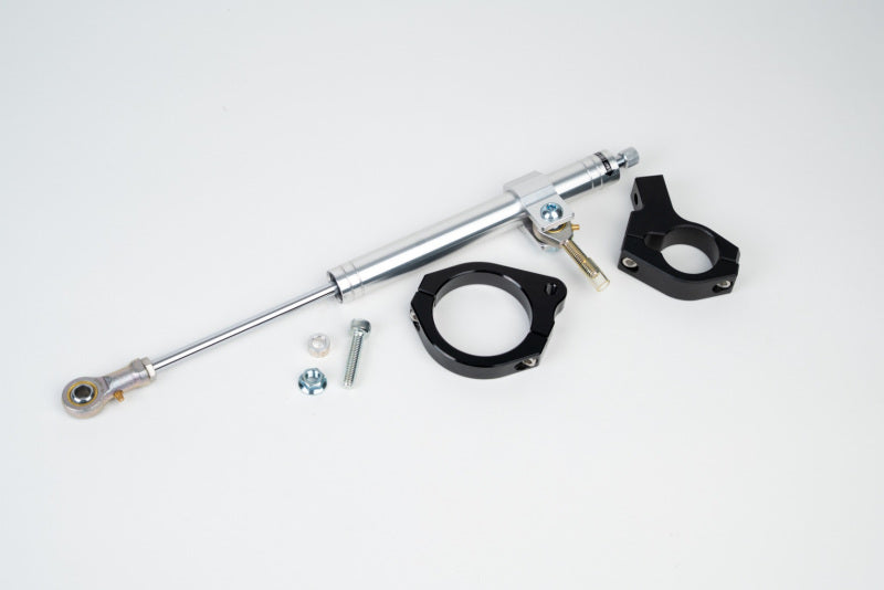Twin Power Silver Steering Damper Kit for 2020-up Low Rider S