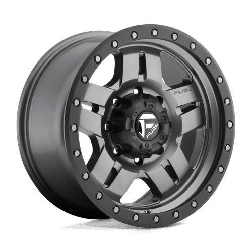 Fuel MATTE GUN METAL BLACK BEAD RING D558 20x10 5x127 Wheels
