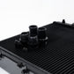 CSF 92-00 Honda Civic w/K-Swap V3 Radiator - Black Finish