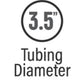 MagnaFlow Sys C/B 11-15 Ford Super Duty F250 6.2L EC CC, SS 3.5in Single Rear Pass Side Ext 5in Tip
