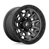 Fuel MATTE GUN METAL BLACK BEAD RING D716 18x9 8x170 Wheels