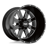 Moto Metal GLOSS BLACK MILLED MO962 20x12 5x127/5x139.7 Wheels