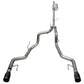 Corsa 2022-2025 Ford F-150 SuperCrew/5.5ft Bed 5.0L V8 Sport Cat-Back Dual Rear Exit-Black PVD