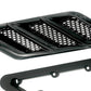 Roush 2015-2023 Roush Mustang Fender Vent Heat Extractors - Gloss Black