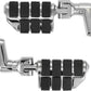 Kuryakyn Dually ISO Offset Highway Pegs With 1-1/4inch Clamp Chrome (Pair)