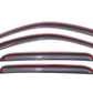 AVS 21-22 Hyundai Santa Cruz In-Channel Ventvisor Front & Rear Window Deflectors 4pc - Smoke