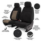 Covercraft 21-24 Dodge Durango Endura PrecisionFit Custom Front Row Seat Covers - Charcoal/Silver