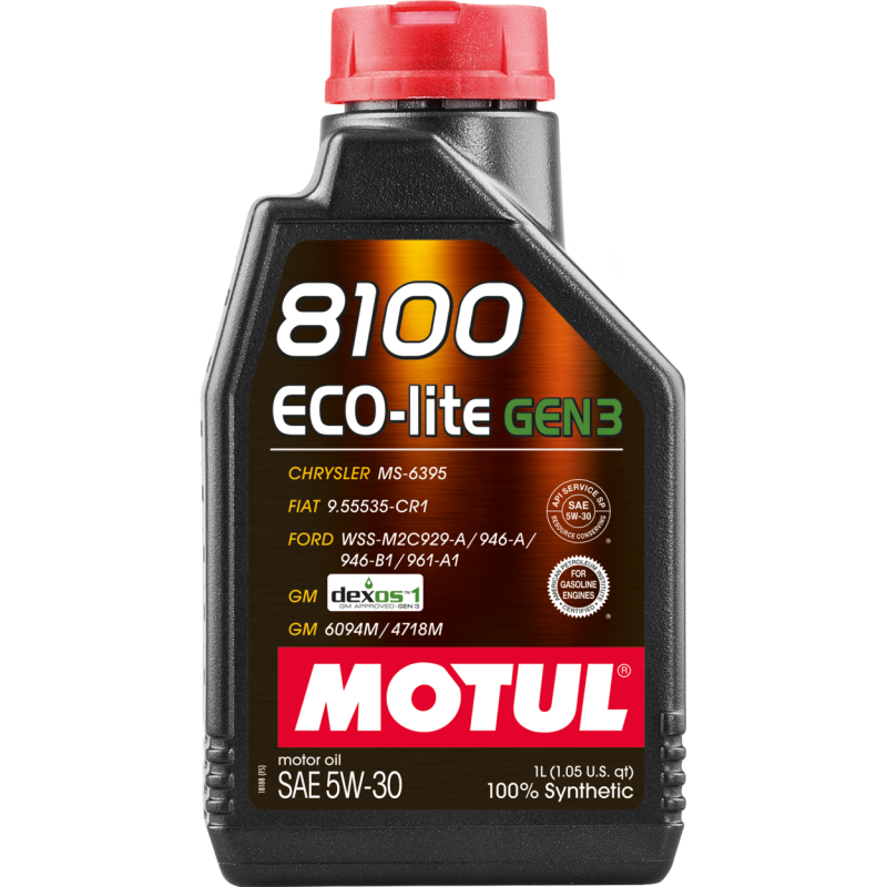 Motul 1L Synthetic Engine Oil 8100 Eco-Lite Gen3 5W30