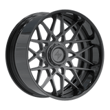 SENTALI BFX Gloss Black Lip / Gun Metal Centre BFX5 22x12 8x165.1/8x180 Wheels