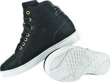 Speed and Strength Mad Dash Leather Shoes Black/White Womens Size - 7