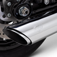 Vance & Hines 2025+ HD Softail Twin Slash 4in Round Chrome Slip-On Exhaust