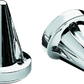 Kuryakyn Stiletto End Caps Chrome