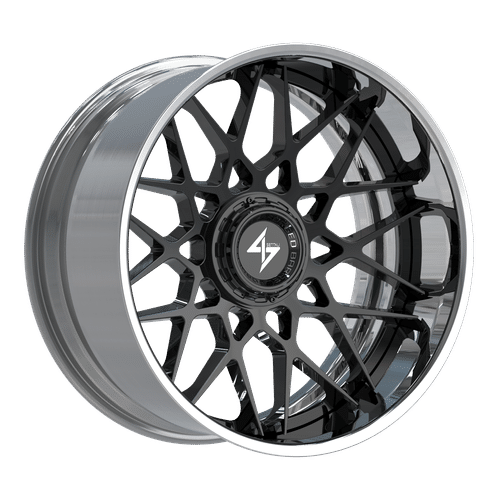 SENTALI BFX Polished Lip / Gloss Black Centre BFX5 22x10 8x165.1/8x170 Wheels