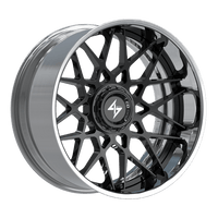 SENTALI BFX Polished Lip / Gloss Black Centre BFX5 22x10 8x165.1/8x180 Wheels