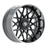 SENTALI BFX Polished Lip / Gloss Black Centre BFX5 22x10 8x165.1/8x170 Wheels