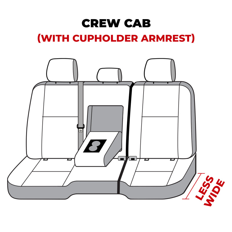 Covercraft 11-24 Dodge Ram Polycotton SeatSaver Custom Second Row Seat Covers - Taupe