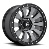 Fuel MATTE GUN METAL BLACK BEAD RING D648 TACTIC 20x9 5x127 Wheels