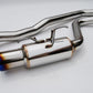 Invidia 08+ WRX Hatch / 08 STi 76mm RACING Titanium Tip Cat-back Exhaust