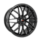 DIM Matte Black RE-688 BLACK 18x8.5 5x112 Wheels