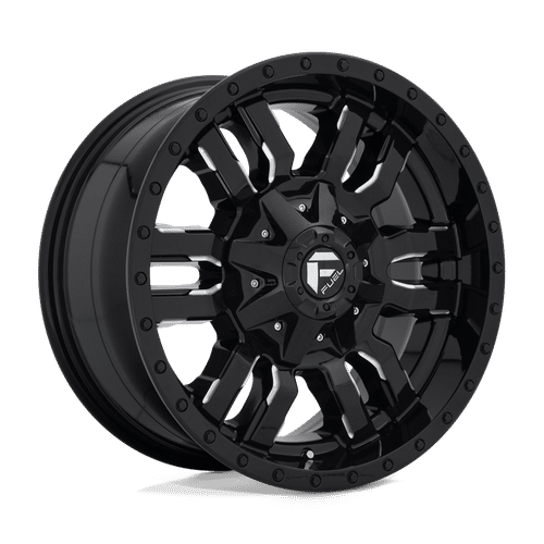 Fuel GLOSS BLACK MILLED D595 18x9 8x165.1 Wheels