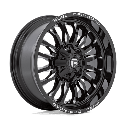 Fuel GLOSS BLACK MILLED D795 20x9 5x114.3/5x127 Wheels