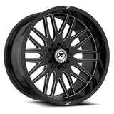 XF OFFROAD Gloss Black Milled XF-240 20x10 8x165.1/8x170 Wheels