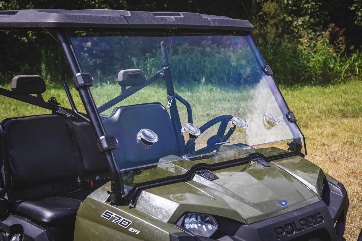 Vented Full Windshield | Scratch Resistant | Polaris Ranger 570