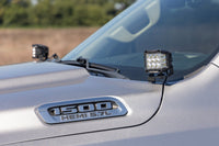 LED Light Kit | Ditch Mount | 2" Black Pair | Amber DRL | Ram 1500 (19-24)