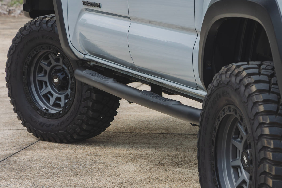 Nerf Steps | 3-Inch Tube | Double Cab | Toyota Tacoma 2WD/4WD (2005-2023)